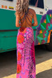 Karleedress Strappy Backless Tie Dye Maxi Dress