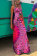 Karleedress Strappy Backless Tie Dye Maxi Dress