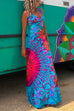 Karleedress Strappy Backless Tie Dye Maxi Dress