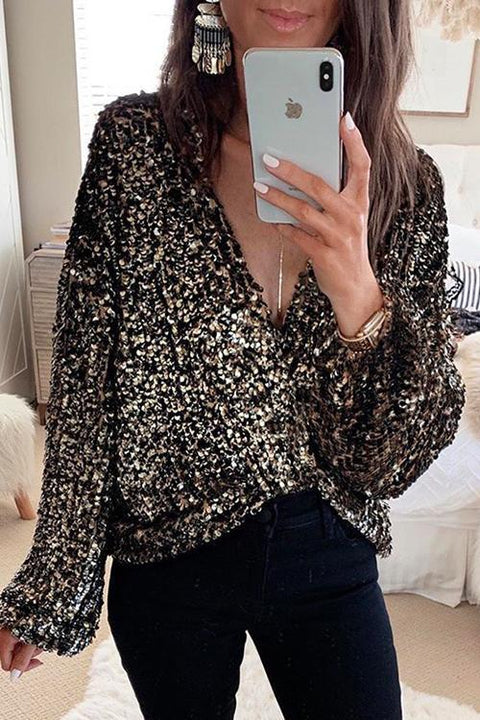 Karleedress Christmas/NYE Party Sequin Shirt