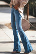 Karleedress Distressed Bell Bottoms Skinny Denim Pants