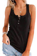 Karleedress Buttons Sleeveless Stretchy Top