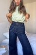 Karleedress Straight Leg High Waist Pocketed Jeans