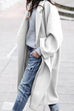 Karleedress Solid Long Sleeve Oversized Winter Long Coat