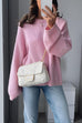 Karleedress Crewneck Drop Shoulder Comfy Pullover Sweater