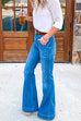 Karleedress Flare Bottoms Distressed Jeans