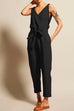 Karleedress Josh V Neck Bow Knot Sleeveless Jumpsuit