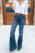 Karleedress Flare Bottoms Distressed Jeans