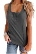 Karleedress Buttons Sleeveless Stretchy Top