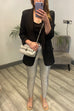 Chicest Skinny Metallic Faux Leather Pants