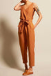 Karleedress Josh V Neck Bow Knot Sleeveless Jumpsuit