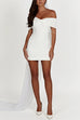 Karleedress Bow Off Shoulder Bodycon Mini Party Dress