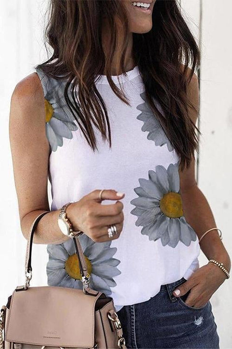 Karleedress Sunflower Tank Top