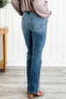 Karleedress Distressed Straight Leg Stretchy Denim Pants