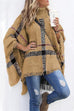 Karleedress Soft Tassel Lattice Cloak Poncho Sweater