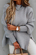 Karleedress Side Split Carrie Chunky Knit Sweater