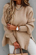 Karleedress Side Split Carrie Chunky Knit Sweater