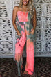 Karleedress Printed Cami Jumpsuits with Pockets