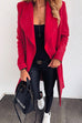 Karleedress Lapel Open Front Long Sleeve Cardigans