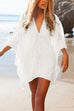 Karleedress Casual V Neck Hollow Out Beach Dress