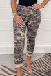 Karleedress Drawstring Wasit Printed Comfy Joggers