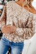 Karleedress Crewneck Long sleeve Sparkly Sequin Tops