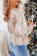 Karleedress Crewneck Long sleeve Sparkly Sequin Tops