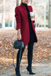 Karleedress Ellen Stand Collar Open Front Pockets Coat