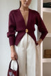 Karleedress Chic V Neck Button Up Sweater Cardigan