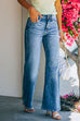 Karleedress Classic Distressed Straight Leg Denim pants