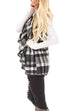 Karleedress Pockets Plaid Jacket Vest