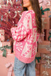 Karleedress Balloon Sleeves Christmas Unique Pattern Sweater