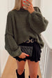 Karleedress Drop Shoulder Plain Casual Pullover Sweater