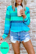 Karleedress Long Sleeve Candy Striped Pullover Top