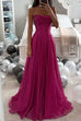 Karleedress Spaghetti Strap Glittering Tulle Maxi Party Dress