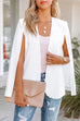 Karleedress Open Front Split Sleeves Cape Jacket