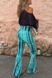 Karleedress High Waist Tie Dye Bell Bottoms Tie Dye Pants