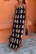 Karleedress Tie Knot One Shoulder Boho Printed Maxi Vacation Dress