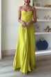 Karleedress Exquisite Strapless Pleated Maxi Party Dress