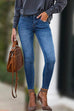 Karleedress Stretchy Mid Rise Skinny Denim Pants