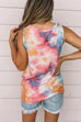 Karleedress Lizzie Tie Dye Twist Knot Tank Top