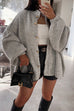 Karleedress Drop Shoulder Button Up Slouchy Sweater Cardigan