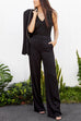 Chiest High Waist Wide Leg Suit Pants