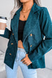 Karleedress Double Breasted Casual Corduroy Jacket