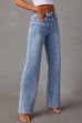 Karleedress Timeless Distressed Straight Leg Splice Jeans