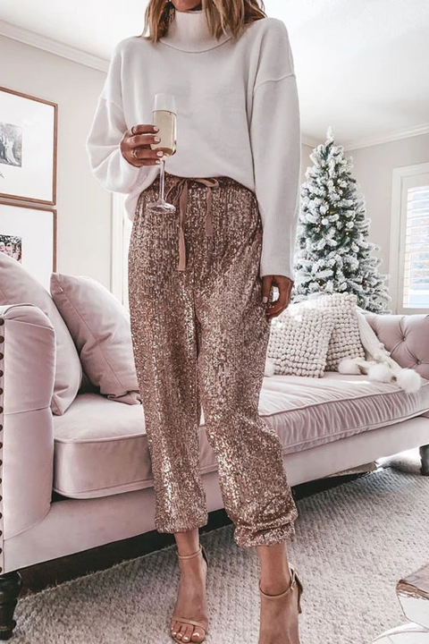 Karleedress Stylish Festive Party Sequin Pants