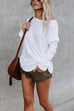 Karleedress Solid Long Sleeves Cozy T-shirt