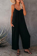 KD Solid Wide Leg Baggy Cami Jumpsuit