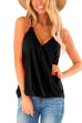 Karleedress V Neck Cross Front Camisole