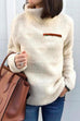 Karleedress Warm Turtleneck Zip Fuzzy Pullovers